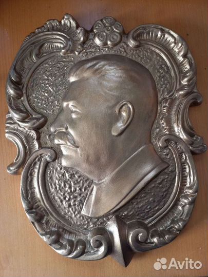 Барельеф, бюст. Ленин, Сталин
