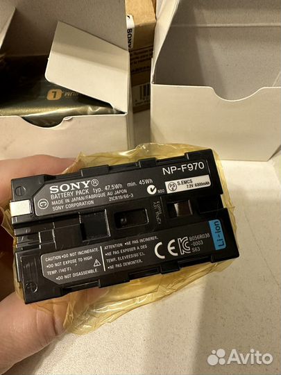 Аккумулятор sony 2NP-F970/B