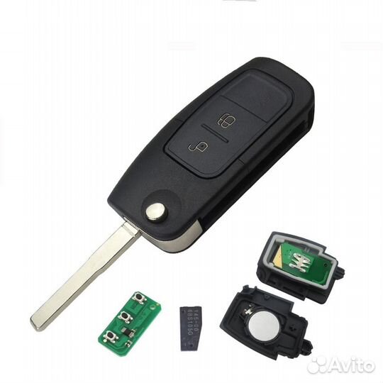 Ключ зажигания Ford 3 кнопки с чипом 433 Mhz