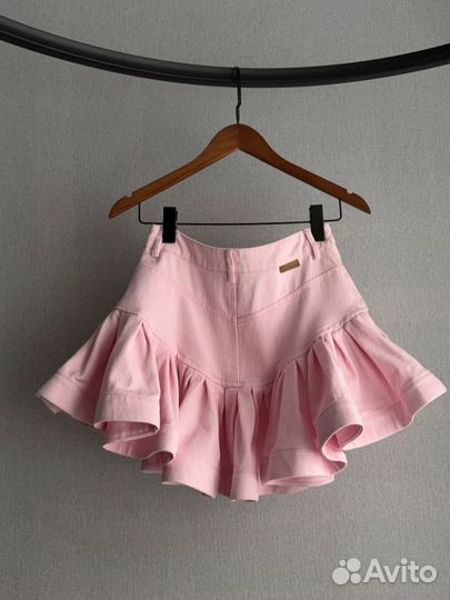 Юбка джинсовая розовая пышная Zimmerman