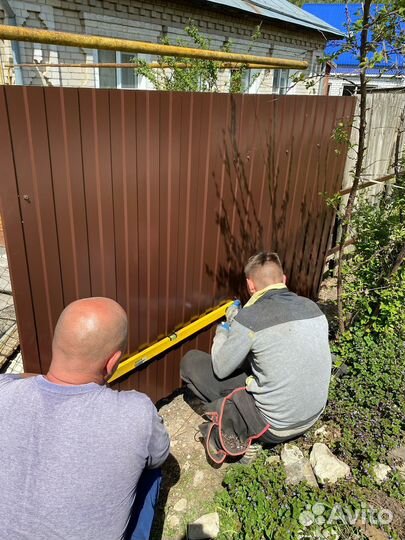 Установка заборов