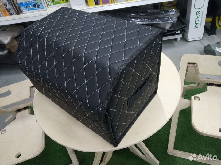 Сумка в багажник из Эко кожи с ромбом