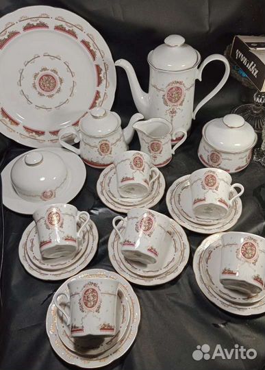 Чайно - кофейный сервиз jlmenau (Ильменау) ГДР