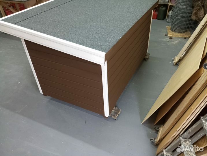 Будка для двух собак утепленная