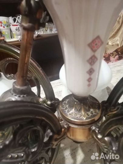 Люстра СССР, ретро, из меди