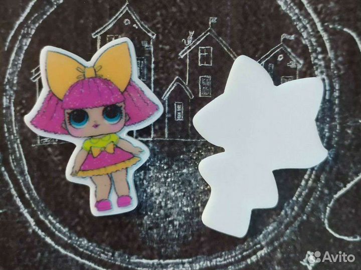 Кабошон акриловый Лол