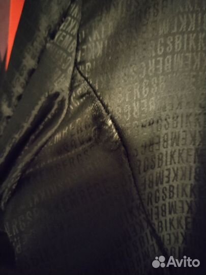 Кожаная куртка мужская Bikkembergs оригинал