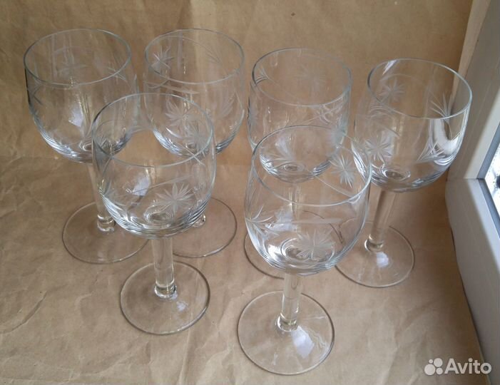 6 бокалов СССР