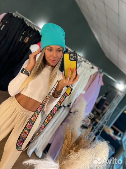 Шапка унисекс цвет Тиффани