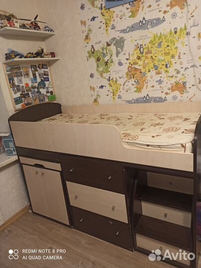 Кровать чердак