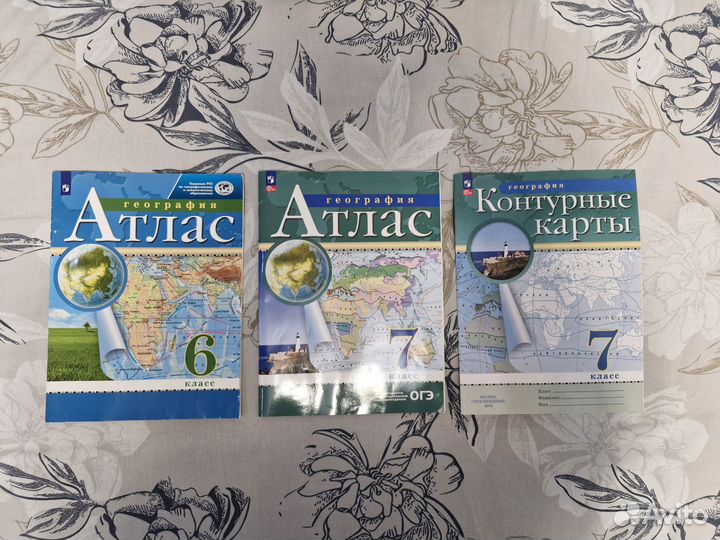 Учебники, атласы, рабочие тетради