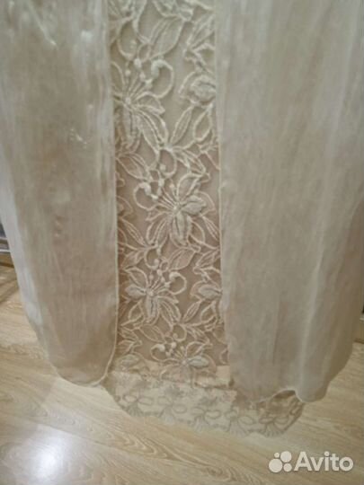 Туника из шифона и кружево