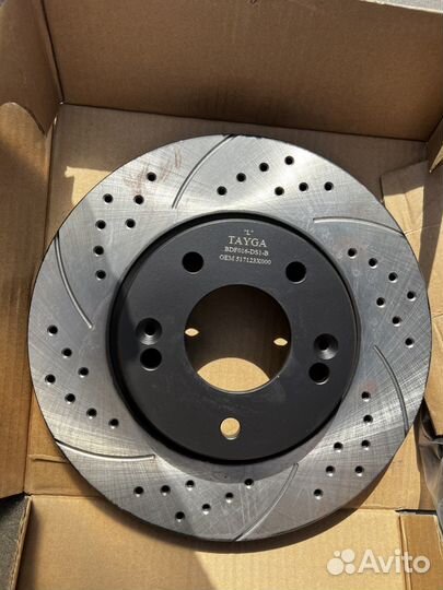 Тормозные диски с перфорацией и слотами