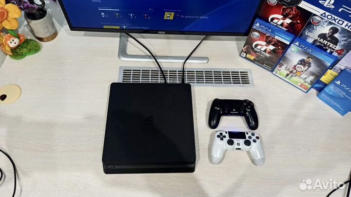 Sony playstation 4 slim +400 игр