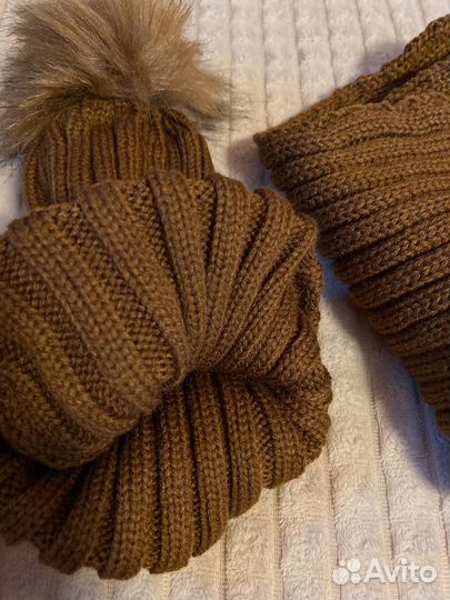 Комплект шапка и шарф