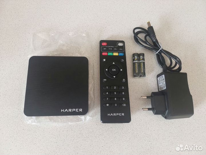 SMART tv приставка Harper Amlogic S905W WiFi+RJ45
