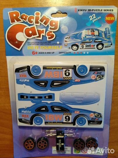 Пазлы 3D/Развивающий автомобиль