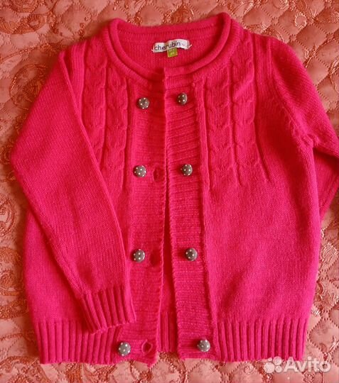 Кардиганы, болеро на девочку 92