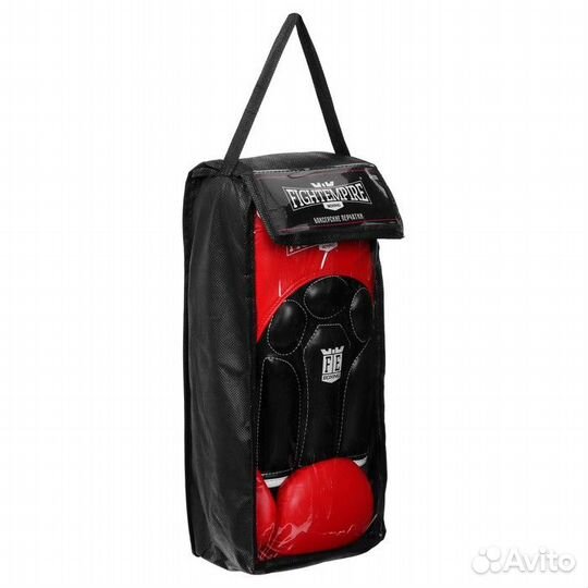Перчатки боксёрские fight empire, nitro, красно-чёрные, размер 12 oz