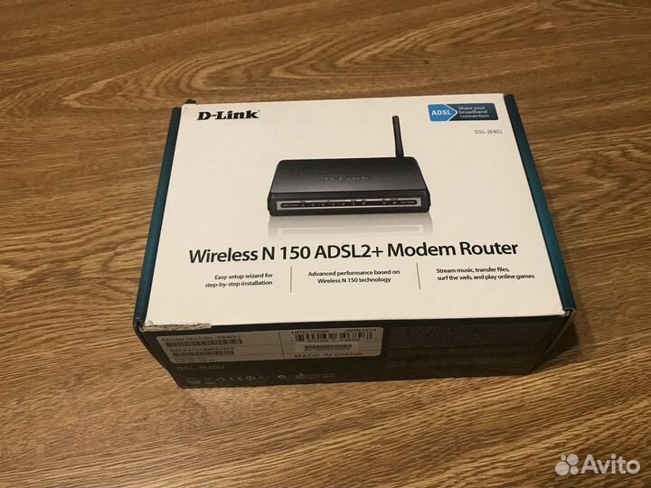 Роутер D-Link DSL-2640U