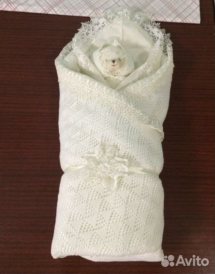 Шикарный зимний комплект на выписку из роддома