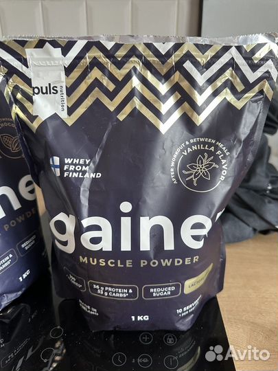 Гейнер + протеин из Финляндии
