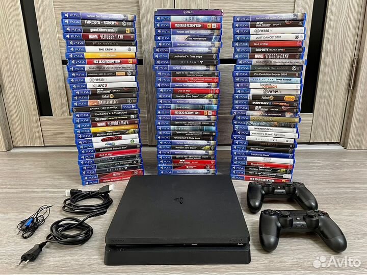 Ps 4 slim / 700 игр + / доставка