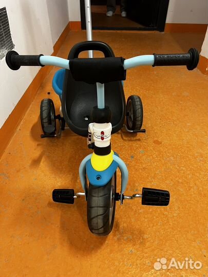 Трехколесный велосипед Puky с ручкой