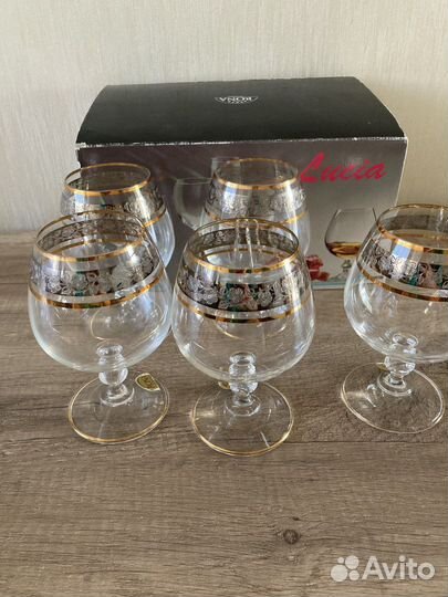 Бокалы для коньяка, виски, вина. Словакия