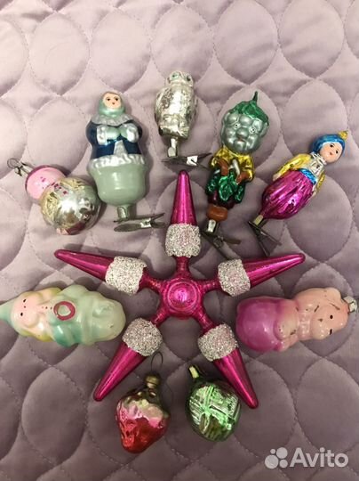 Елочные игрушки СССР
