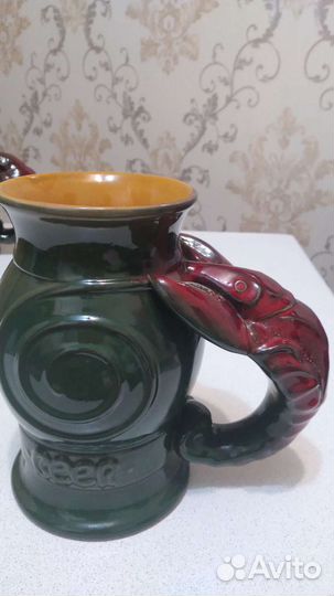 Пивная кружка керамическая