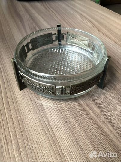 Ваза СССР с мельхиором