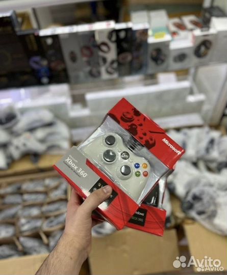 Джойстик xbox 360 проводной новый