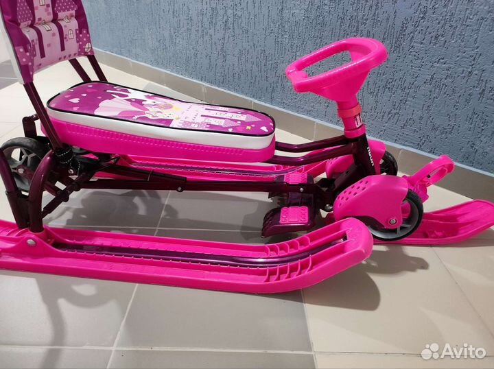 Снегокат на колесах