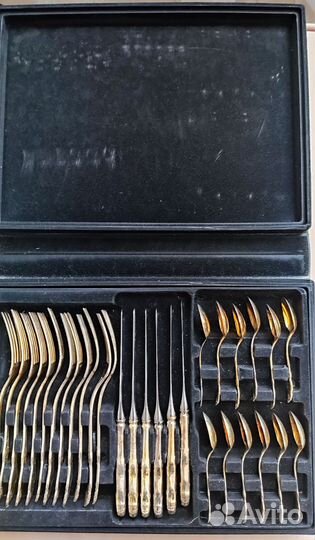 Набор столовых приборов мельхиор Серебрянная Роза