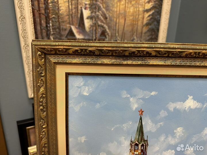 Картина маслом «Москва. Храм Вас. Блаженного»