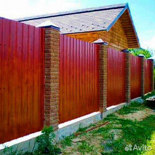 Забор из профнастила