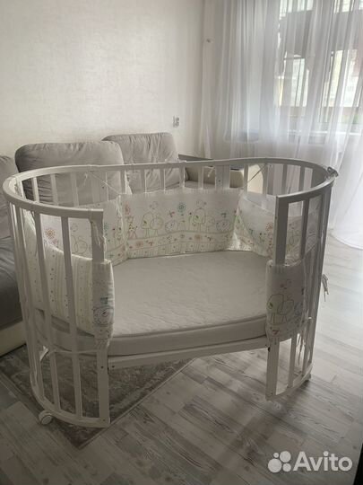 Детская кровать трансформер + матрас