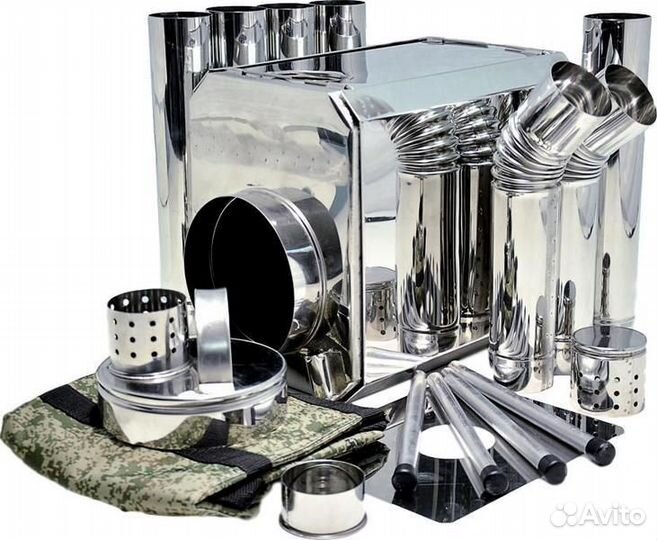 Печь Пошехонка турист 25 л с экранами