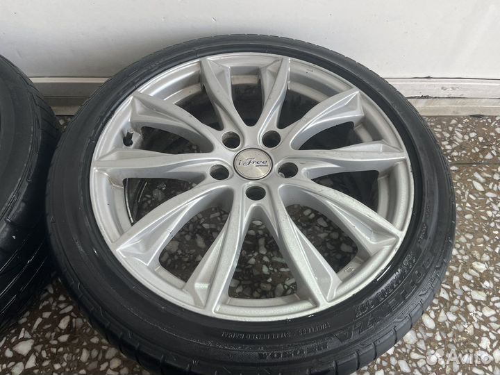 Колеса IFree 225/45R18 5х114,3 Bridgestone