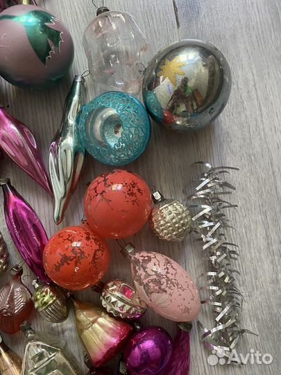 Елочные игрушки СССР одним лотом