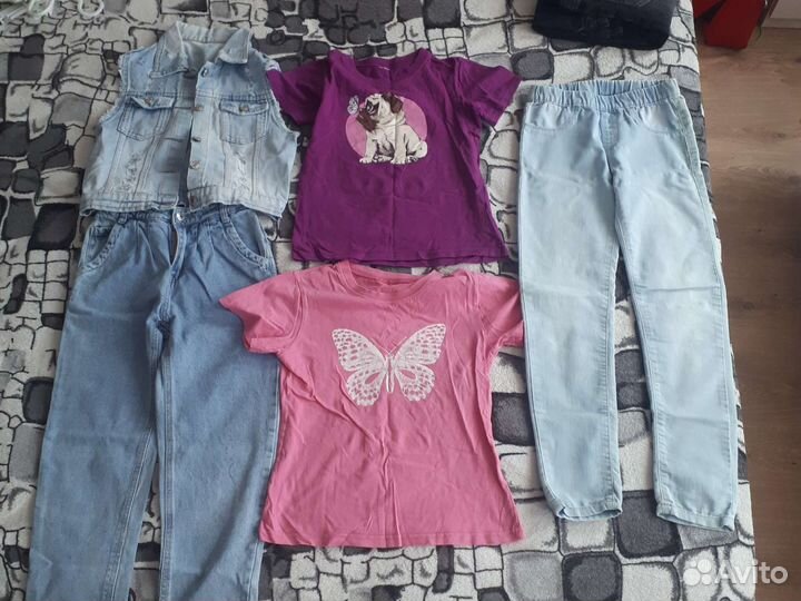 Одежда пакетом для девочки 140