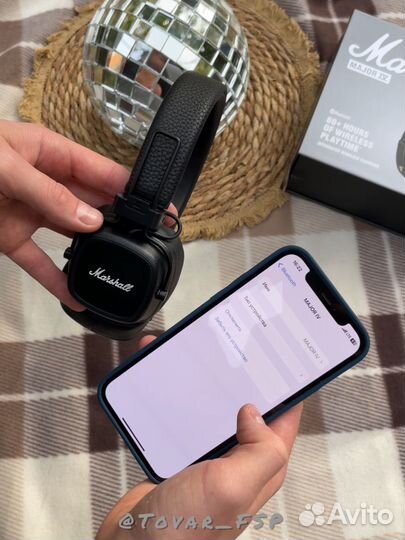 Наушники Marhall major 4