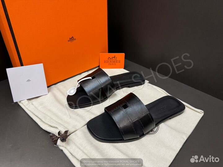 Шлепанцы женские Hermes Oran Slide