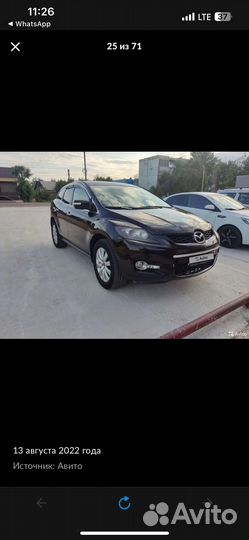 Mazda CX-7 2.3 AT, 2008, 231 000 км