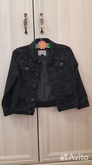 Джинсовая куртка для девочки 110