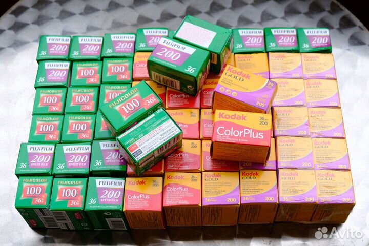 Фотоплнка Fujifilm 100, 200 Kodak color+ Gold200