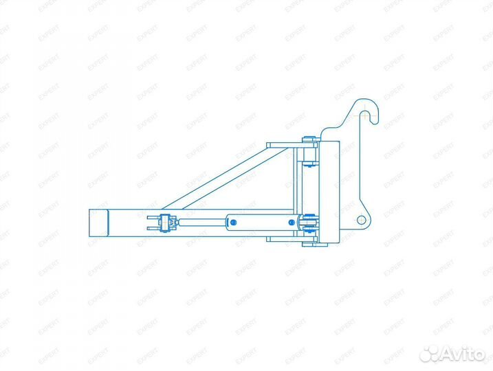 Корчеватель пней на hidromek