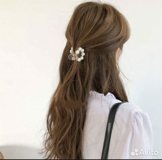 Две заколки для волос, краб