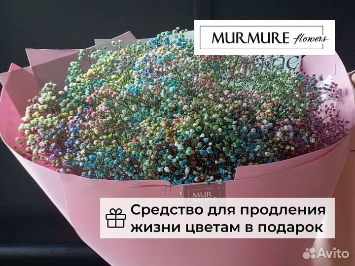 Букет из гипсофилы